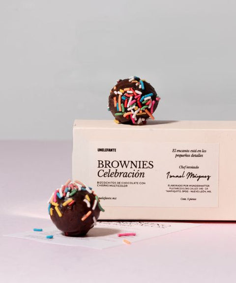 Mini Brownies Celebration Estilo Cake Pop
