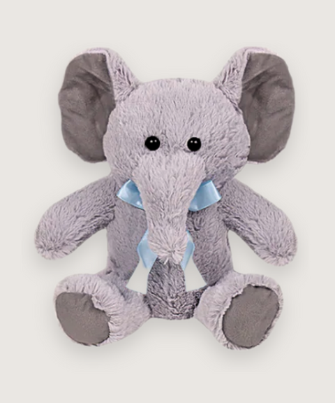 Elefante con Moño Celeste