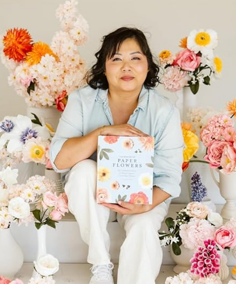 Libro The New Art of Paper Flowers para Crear Flores Eternas