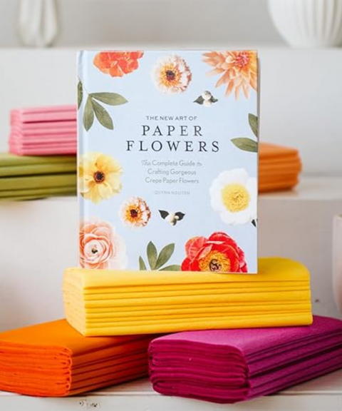 Libro The New Art of Paper Flowers para Crear Flores Eternas
