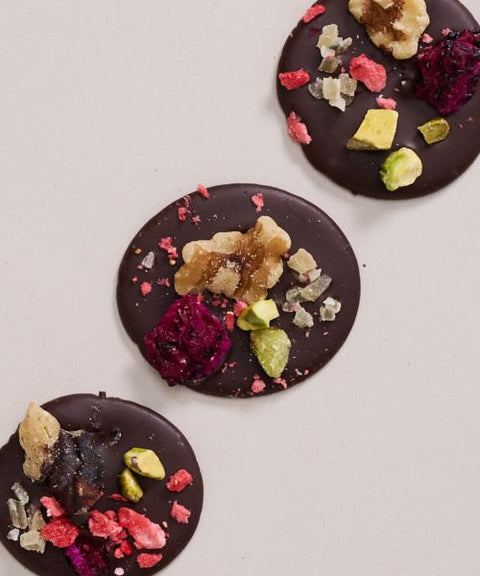 Mediants de Temporada 70% Cacao con Nueces y Frutos Secos