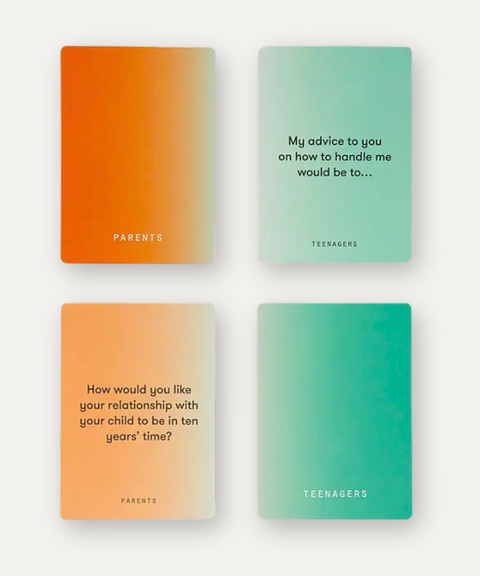 The School of Life - Juego de Cartas Padres y Adolescentes - Para Romper la Frustración y el Silencio