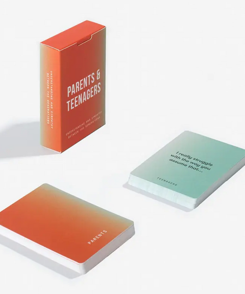 The School of Life - Juego de Cartas Padres y Adolescentes - Para Romper la Frustración y el Silencio