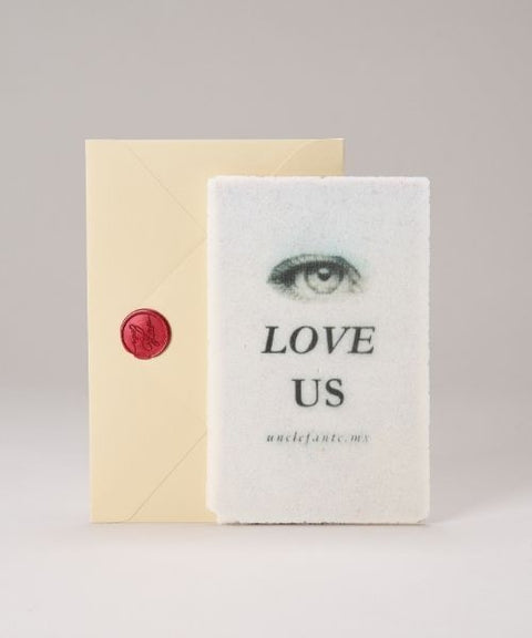 Tarjeta de Oblea de Tamarindo, Eye Love Us