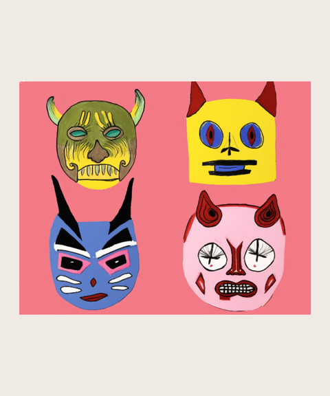 Kit de Regalo "Paint by Numbers" Máscaras