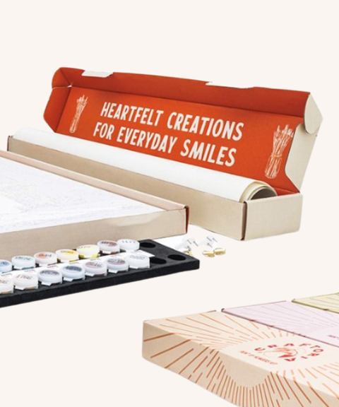 Kit de Regalo "Paint by Numbers" Flores Craftoria