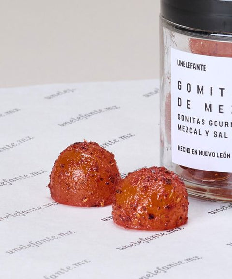 Gomitas Gourmet de Mezcal con Sal de Gusano